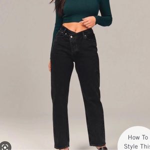Abercrombie dad jeans